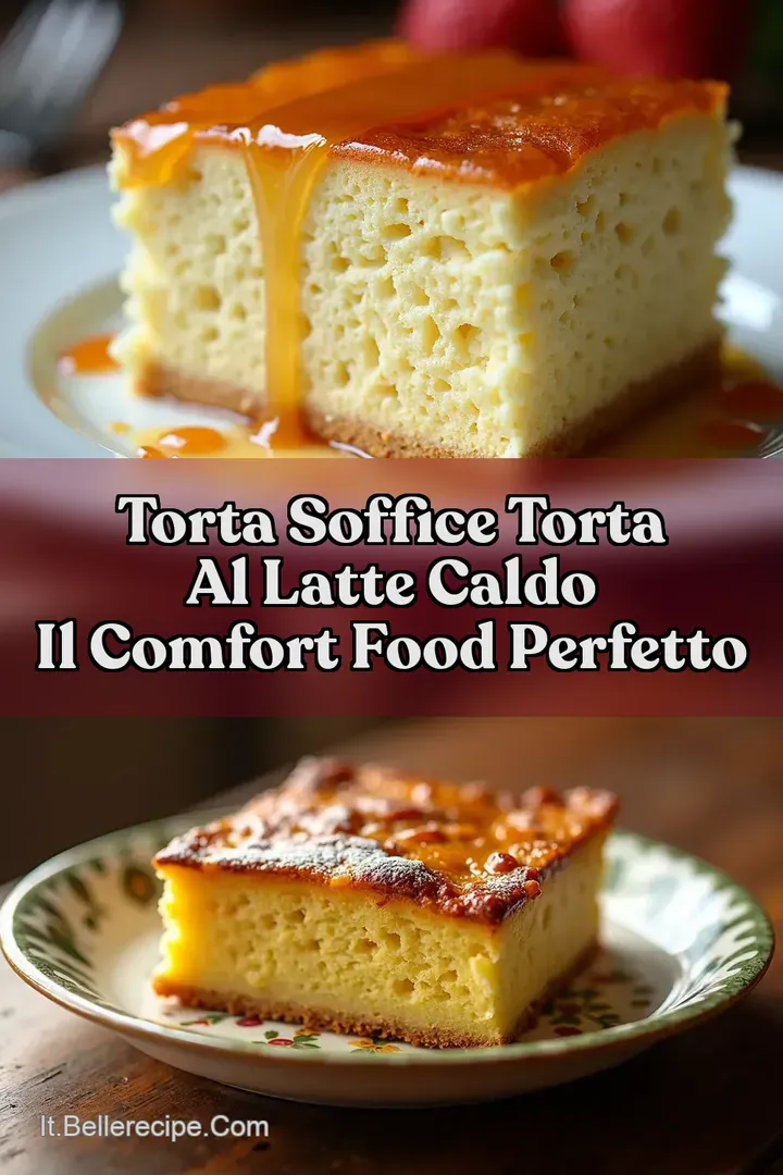 Torta Soffice Torta al Latte Caldo il Comfort Food Perfetto