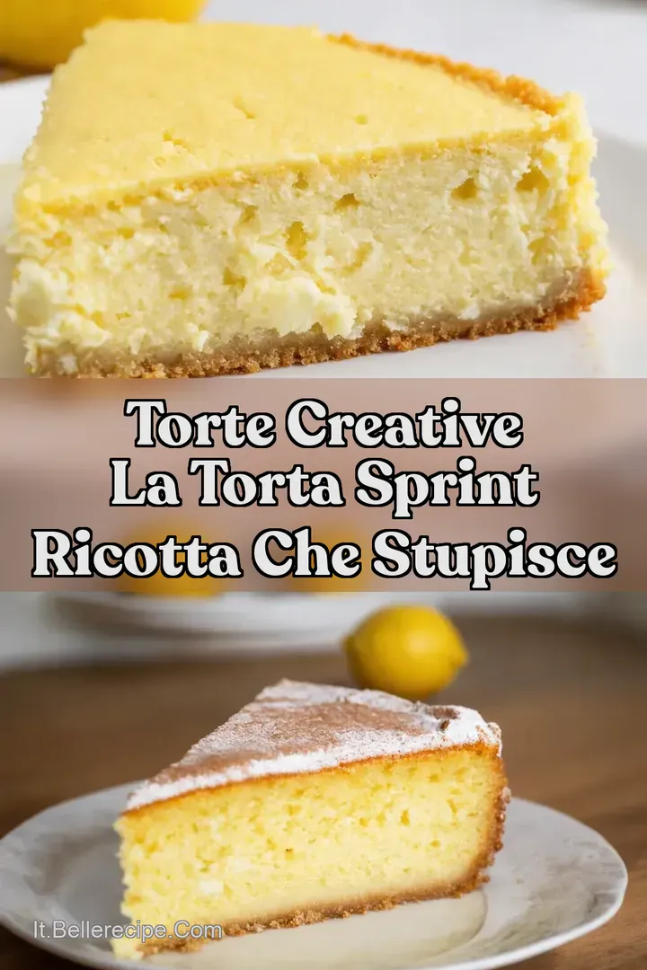 Torte Creative La Torta Sprint Ricotta Che Stupisce