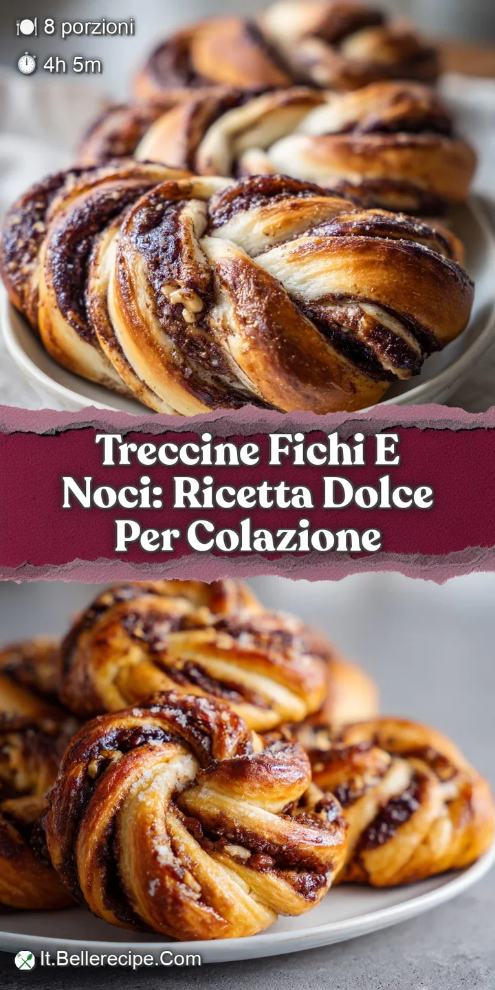 Close-up of fig and walnut braided bread, highlighting the golden crust, rich texture of nuts and figs, and soft interior.