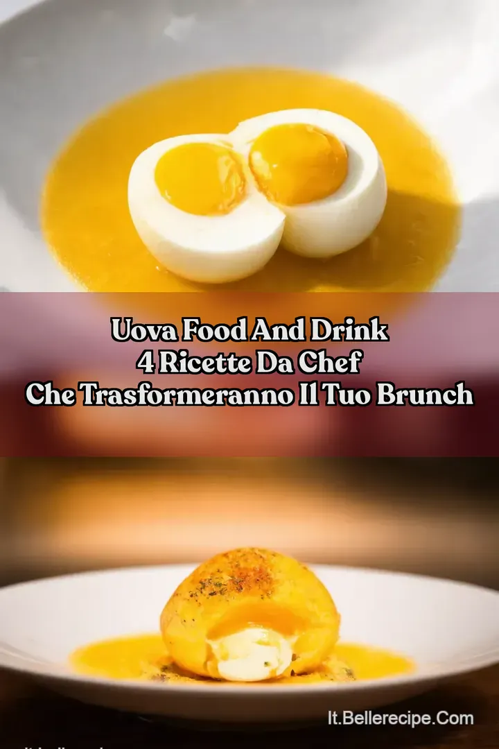 Uova Food And Drink 4 Ricette da Chef Che Trasformeranno Il Tuo Brunch