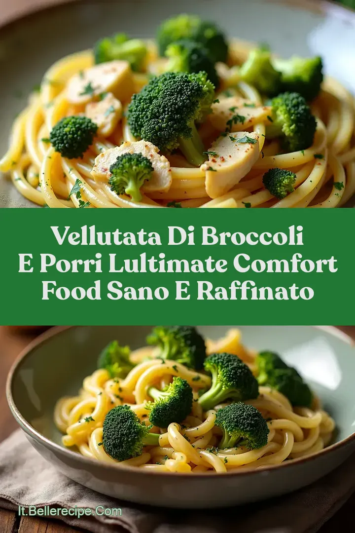 Vellutata di Broccoli e Porri LUltimate Comfort Food Sano e Raffinato