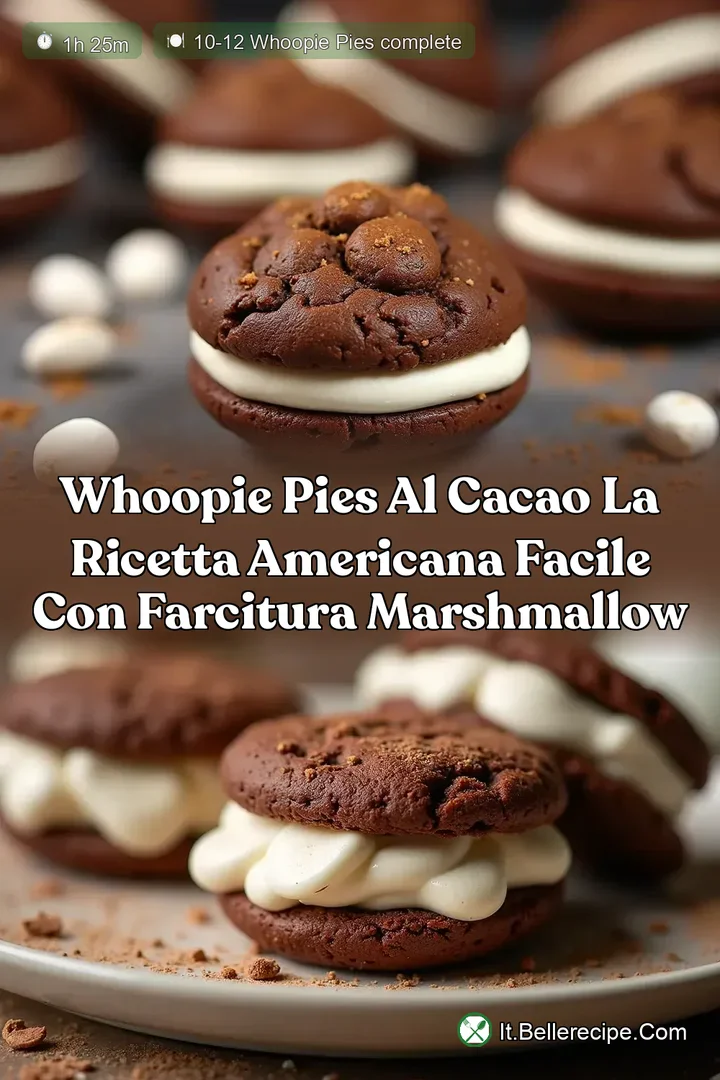 Whoopie Pies al Cacao La Ricetta Americana Facile con Farcitura Marshmallow