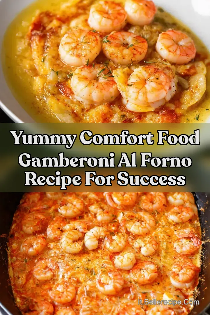 Yummy Comfort Food Gamberoni Al Forno Recipe for Success