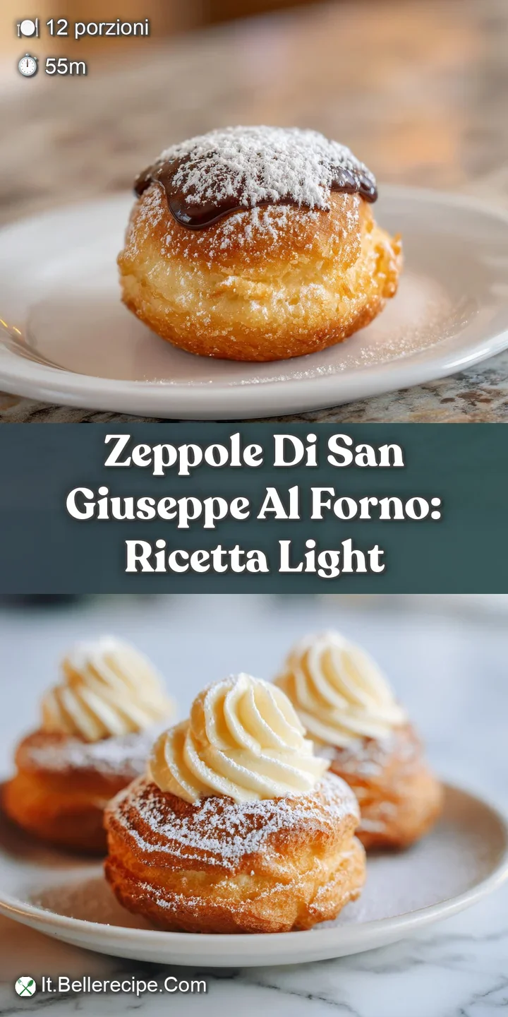 Close-up of a zeppola: sugary crust, fluffy interior, and a dollop of rich, yellow pastry cream with a bright red cherry.