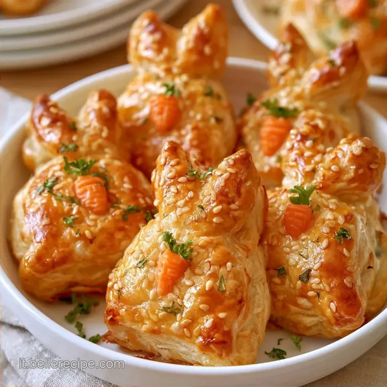 Coniglietti Pasquali in Pasta Sfoglia: Croccanti