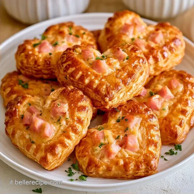 Baci Di Sfoglia Natalizi con Prosciutto