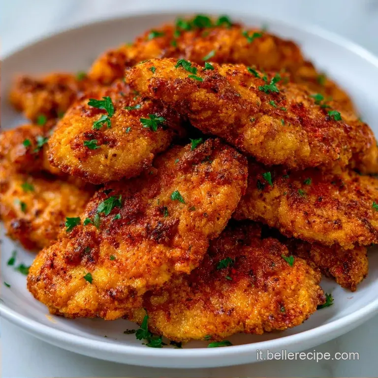 Bastoncini Di Pollo Croccanti al Forno