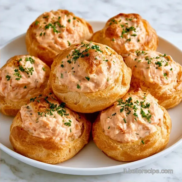 Bign&egrave; Al Salmone: Guscio Croccante