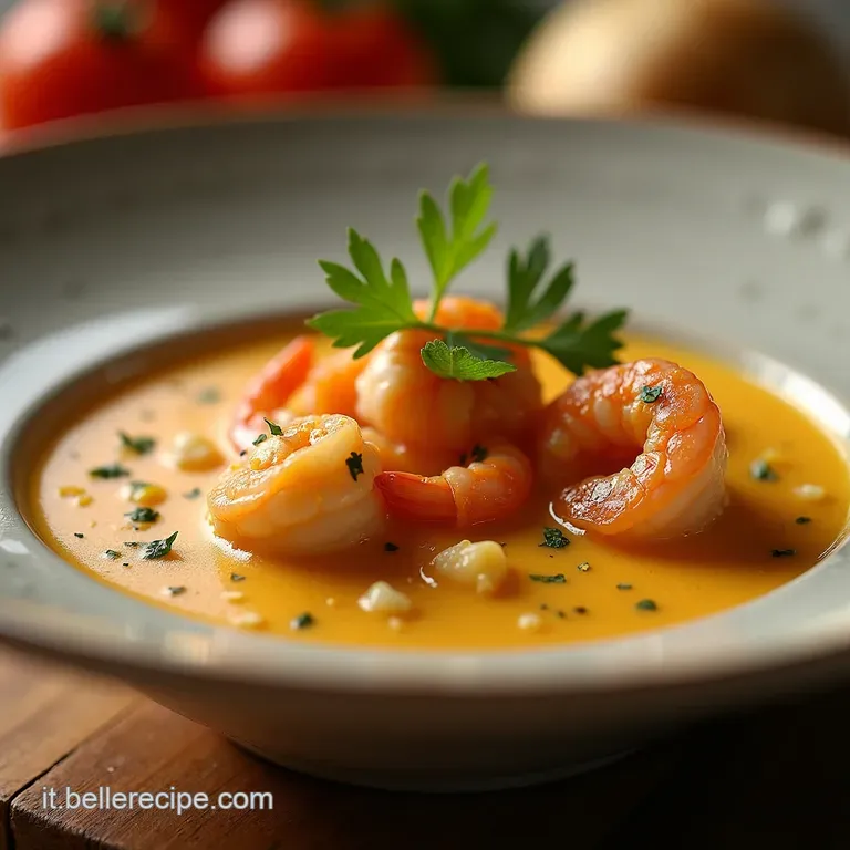 Bisque Di Gamberi Cremosa presentation