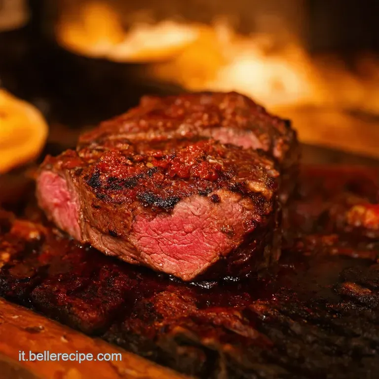 Bistecca Alla Fiorentina Con Marinatura Mediterranea presentation