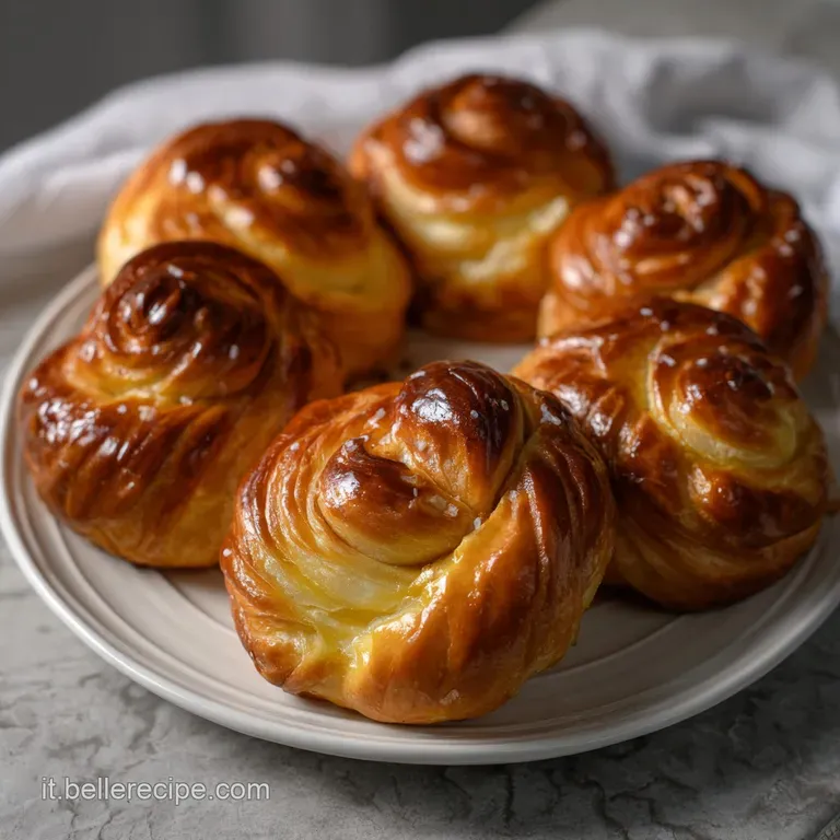 Brioches Vortice: Impasto Soffice e Agrumato