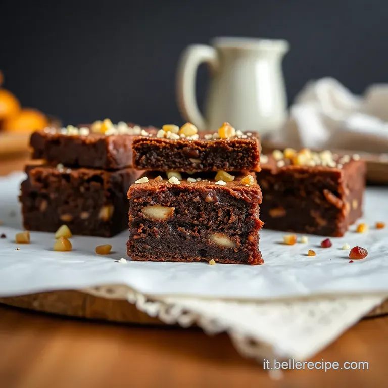Brownies Al Caramello Salato Una Sinfonia Di Sapori presentation