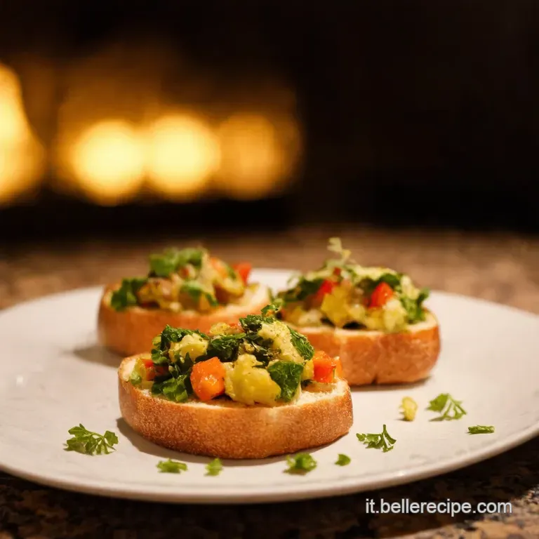 Bruschette Arcobaleno Un Assortimento Di Sapori Vegani presentation