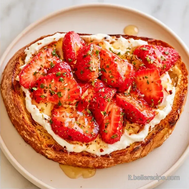 Croccanti Bruschette Fragole Caprino