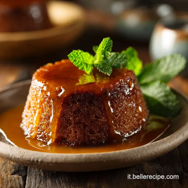 A spoonful lifts a rich, golden-brown caramel budino, revealing its creamy texture and inviting sweetness with a delicate ...