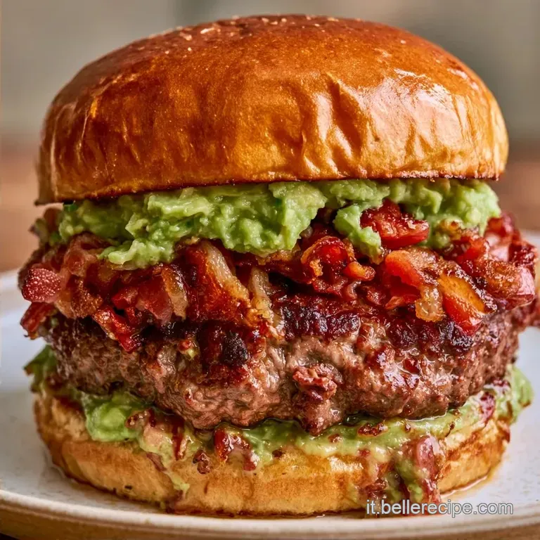 Burger Di Avocado E Bacon In 25 Minuti