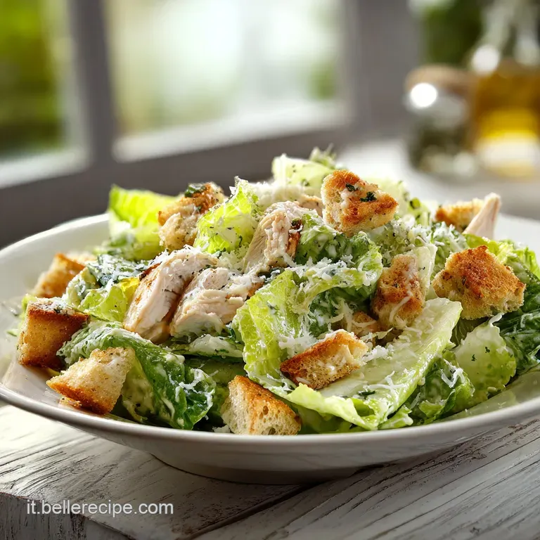 Caesar Salad: Ricetta Originale con Pollo e Crostini