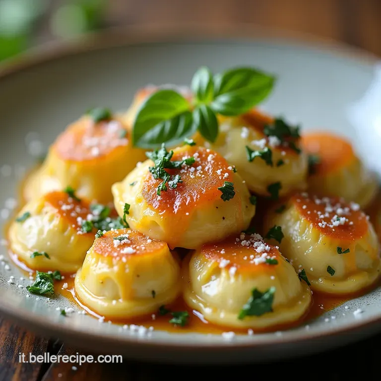 Cappellacci di Ricotta Fresca ed Erba Cipollina Un Nido di Sapore Emiliano