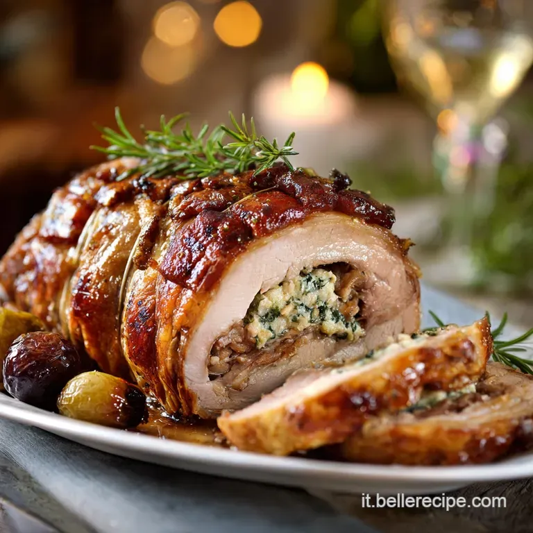 Cibo Per Tavola Di Festa Di Natale: La Ricetta Del Magnifico Cappone Ripieno presentation