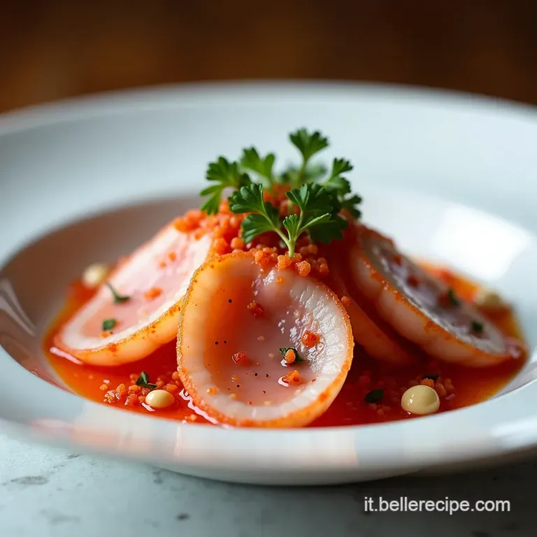 Carpaccio di Polpo unEsplosione di Sapore Mediterraneo