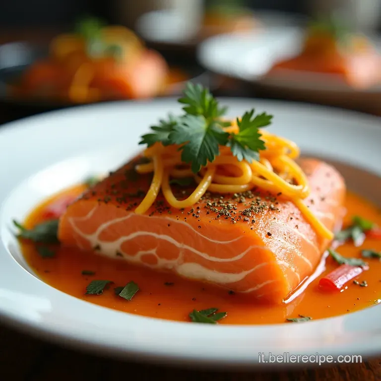 Cestini di Pasta Bris&eacute;e con Mousse al Salmone e Roselline