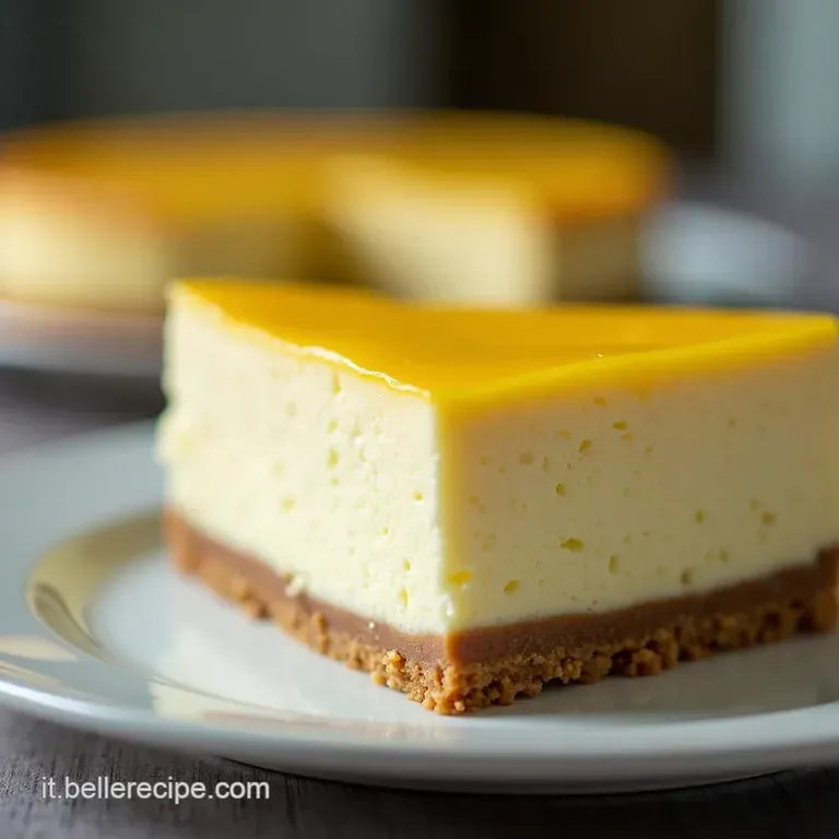 Cheesecake al Limone Un Sogno Cremoso con lAnima del Sud