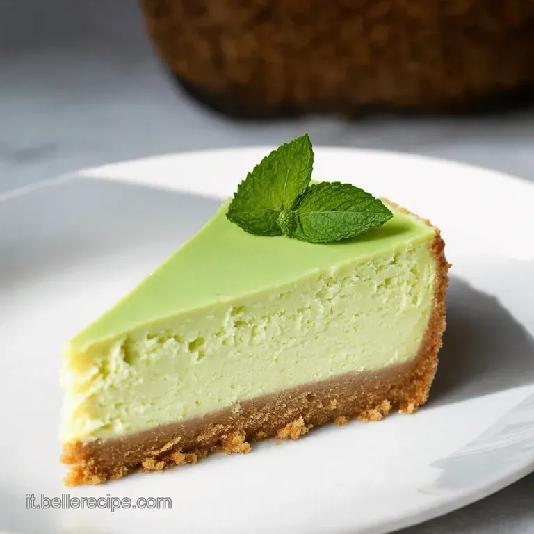 Cheesecake Ciocco Menta Un Fresco Capolavoro