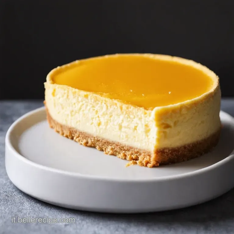 Cheesecake Fredda alla Ricotta e Limone