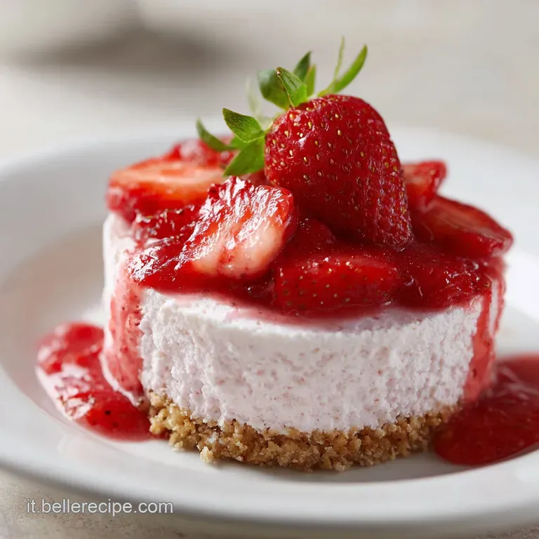 Ricetta Cheesecake Fredda alle Fragole: Crema e Freschezza