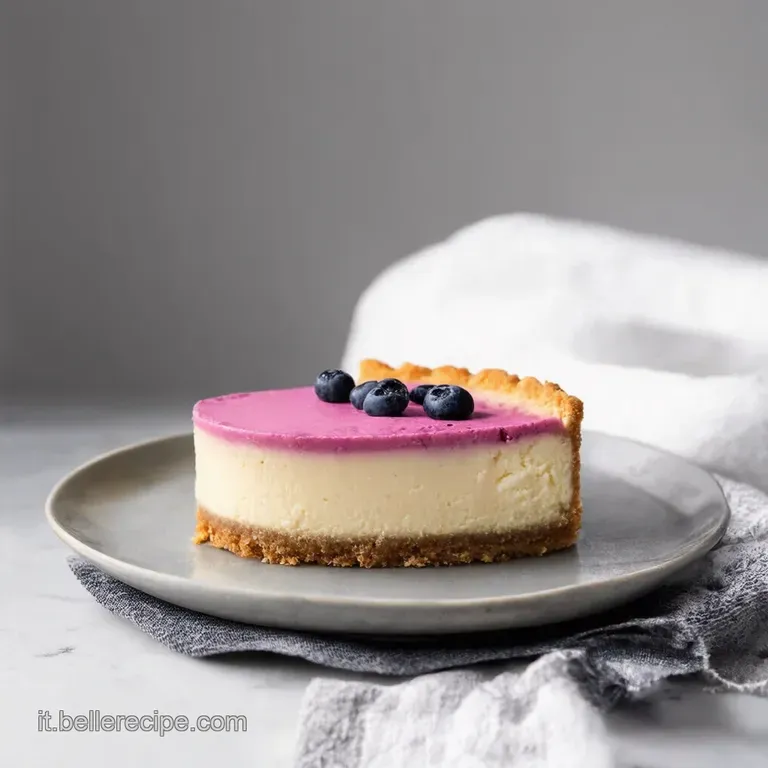 Cheesecake Senza Cottura ai Mirtilli Golosa Bont&agrave;