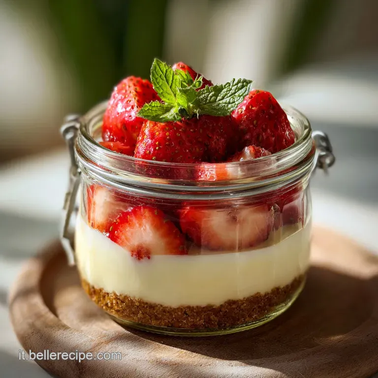 Cheesecake Senza Glutine in Barattolo