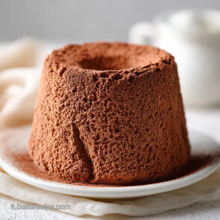 Chiffon Cake al Cacao Vellutata