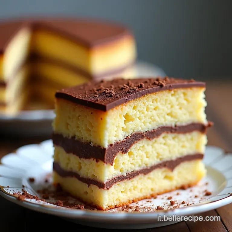 Chiffon Cake Pere e Cioccolato Soffice Paradiso