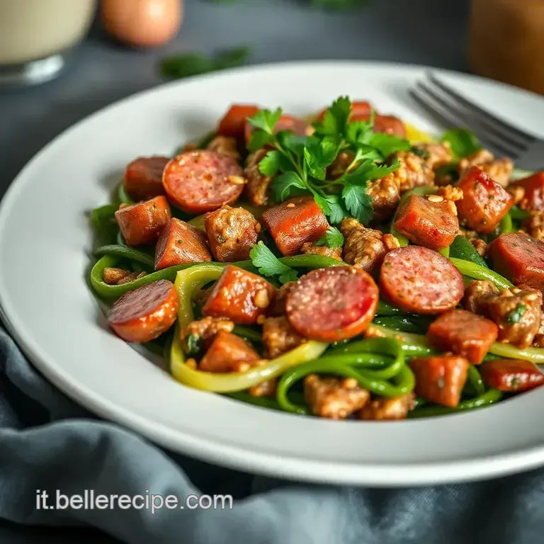 Cime Di Rapa Con Salsiccia presentation