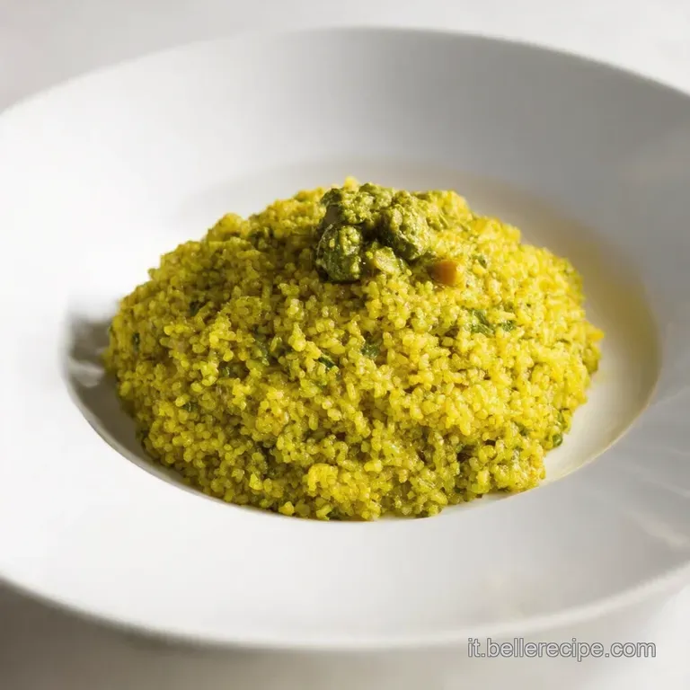 Cous Cous alla Trapanese con Pesto di Pistacchi