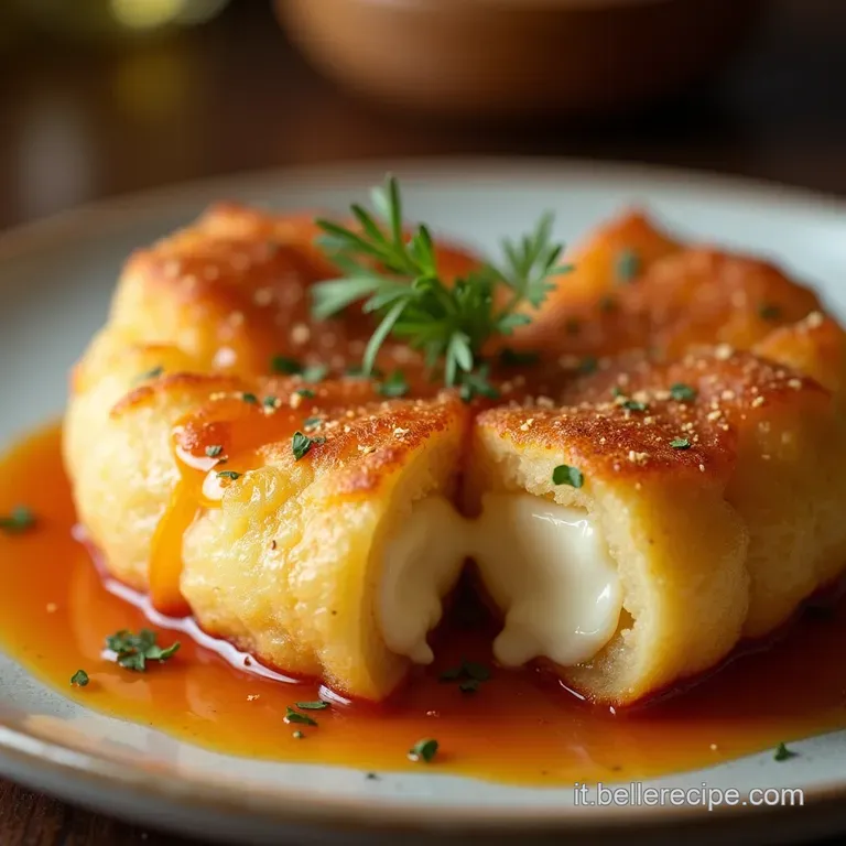 Crema Fritta Dorata Licona Croccante Che Scioglie in Bocca presentation