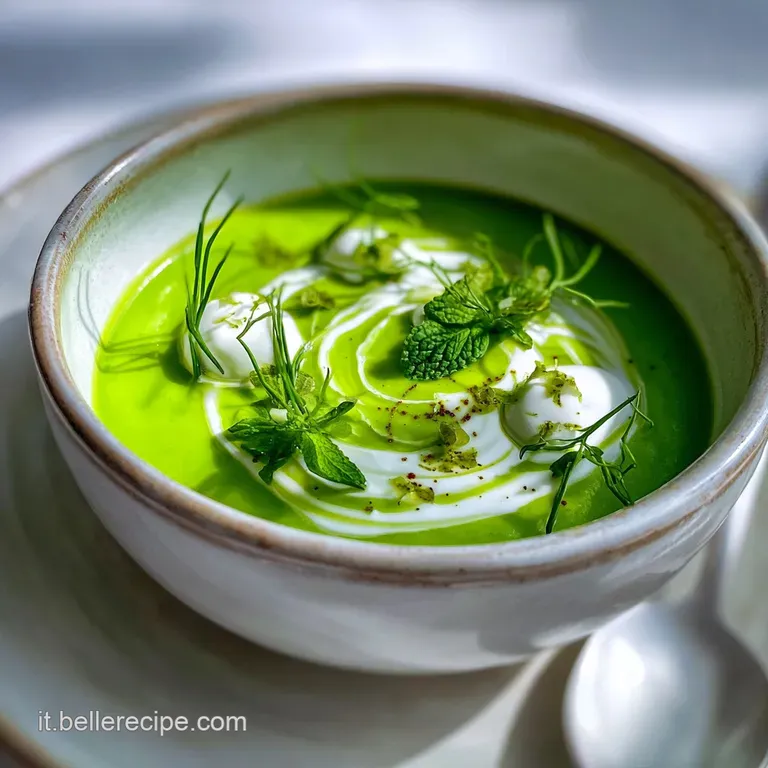 Crema Zucchine Menta: Vellutata Verde Vibrante