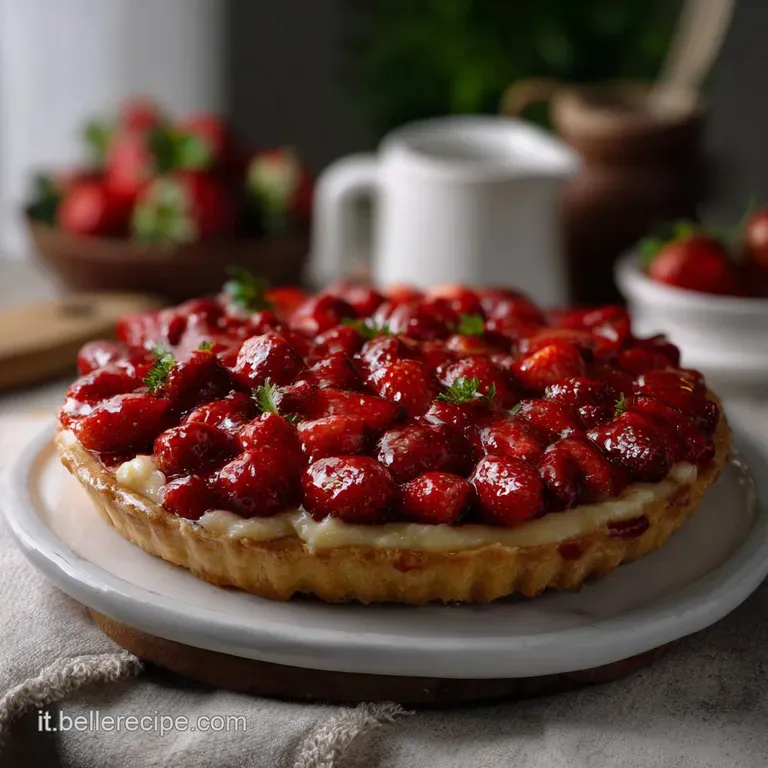 Crostata alle Fragole con Contrasto Perfetto