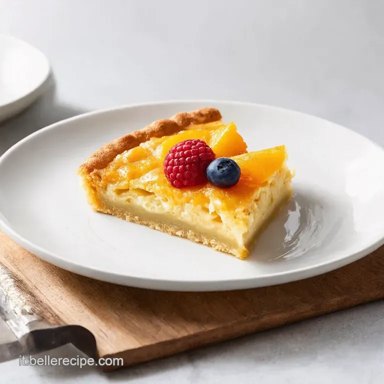 Crostata di Ricotta e Frutta Fresca con Pasta Sfoglia Veloce