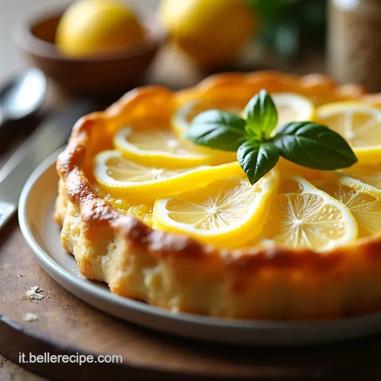 Crostata di Sole Armonia di Limone e Pasta Frolla