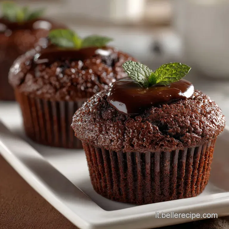Cupcake al Cioccolato Morbidi e Fondenti
