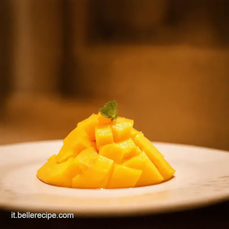 Estate in Un Bicchiere Aperitivo Analcolico Al Mango E Zenzero presentation