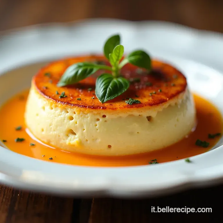 Flan di Parmigiano Reggiano con Vellutata di Zucca