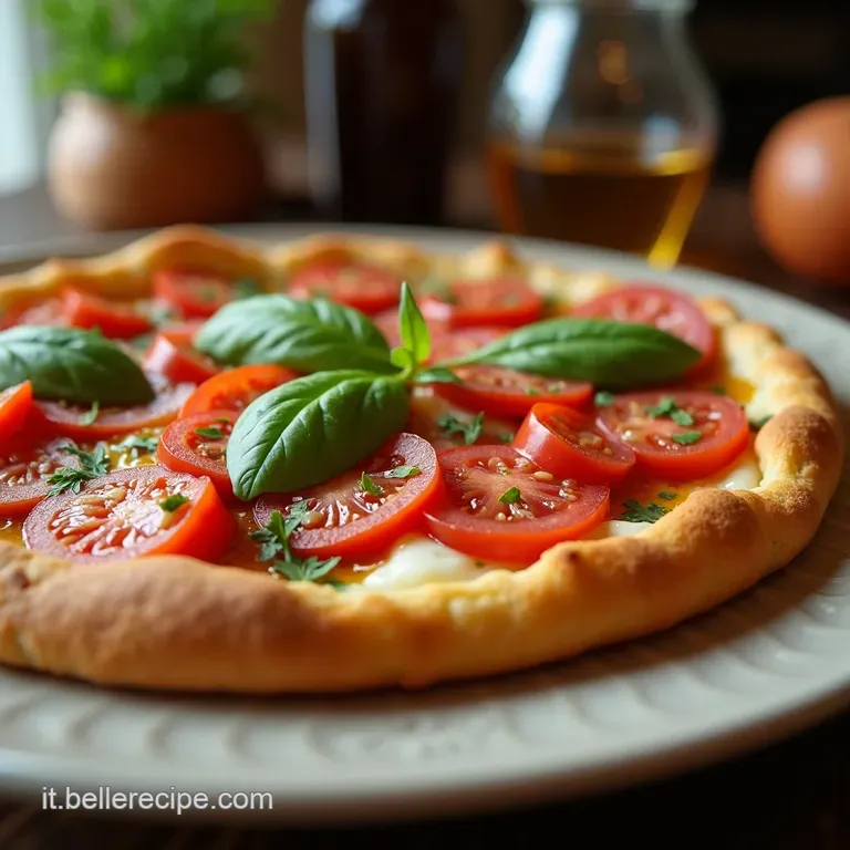 Focaccia Estiva Con Bresaola Pomodorini E Stracciatella presentation