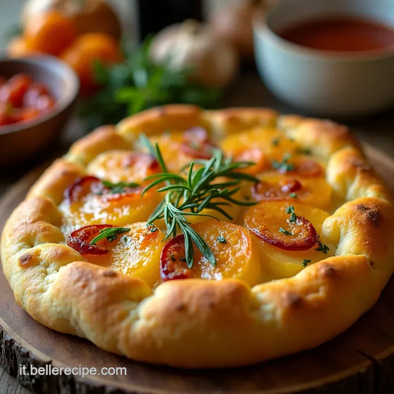 Focaccia Patate E Rosmarino Profumo Di Casa presentation