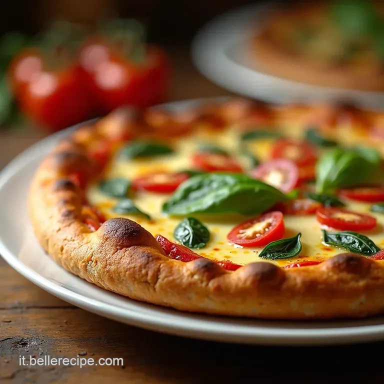 Focaccia Tricolore Sfiziosa in Padella presentation