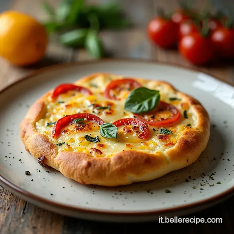 Focaccia Tricolore Sfiziosa in Padella