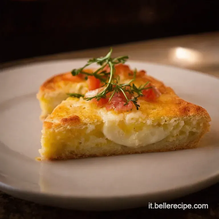 Focaccia Veloce Con Crudo Stracchino E Rucola presentation