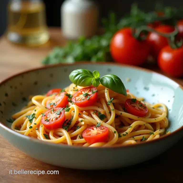 Fregola Sarda Insalata Di Mare Datterini E Basilico presentation