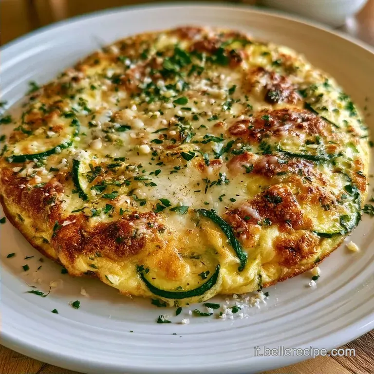 Frittata di Zucchine e Parmigiano in Air Fryer